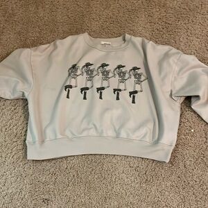 Halloween skeleton sweatshirt!